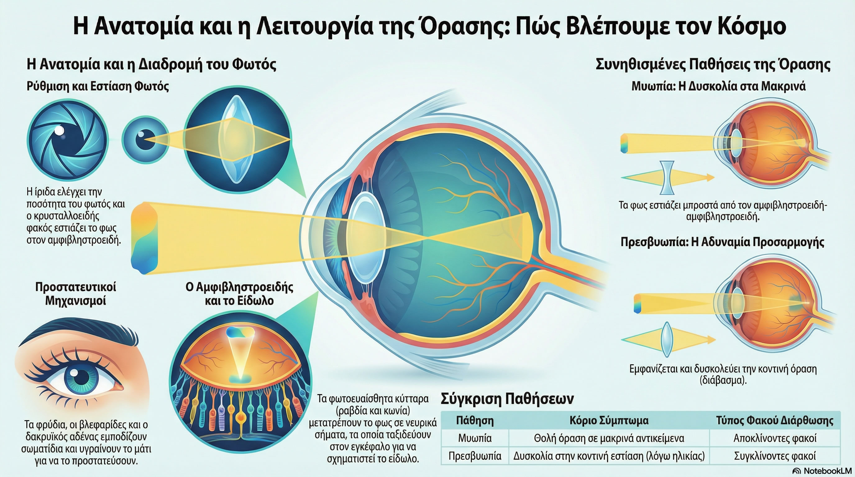 06.05 Ανατομία του ματιού   Πώς βλέπουμε