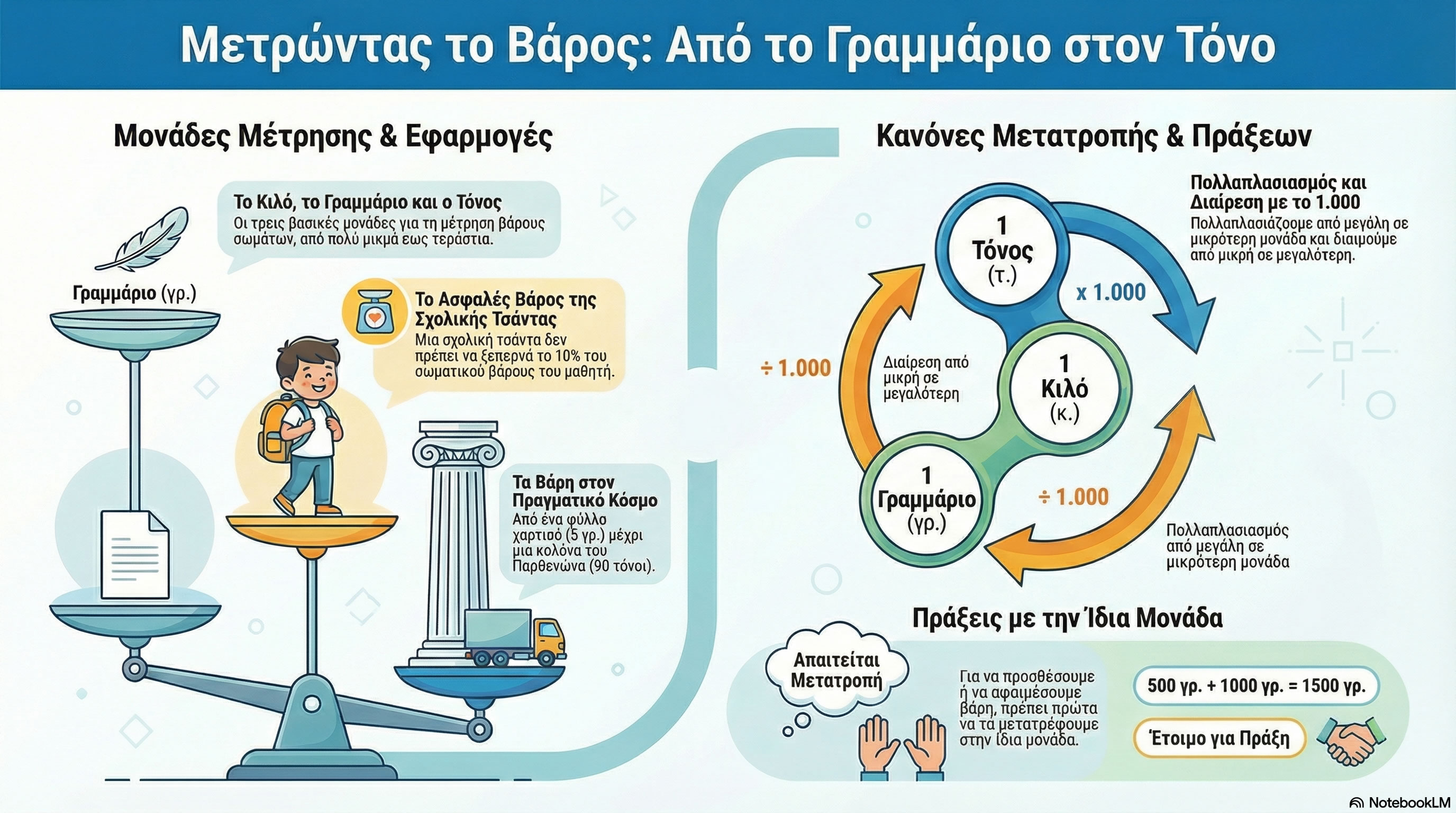 05.50 Μετρώ και λογαριάζω βάρη