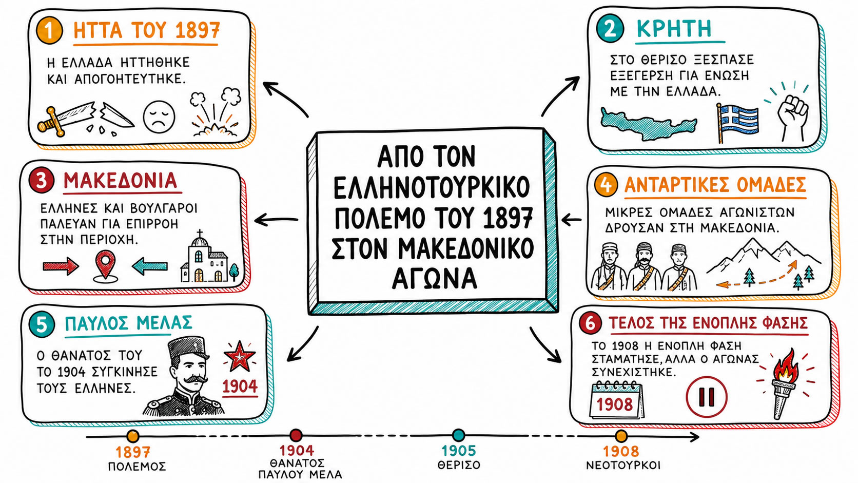 05.01 Από τον ελληνοτουρκικό πόλεμο του 1897 στον Μακεδονικό Αγώνα
