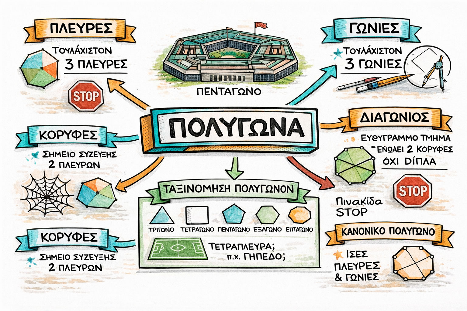 05.56. Γεωμετρικά σχήματα   Πολύγωνα