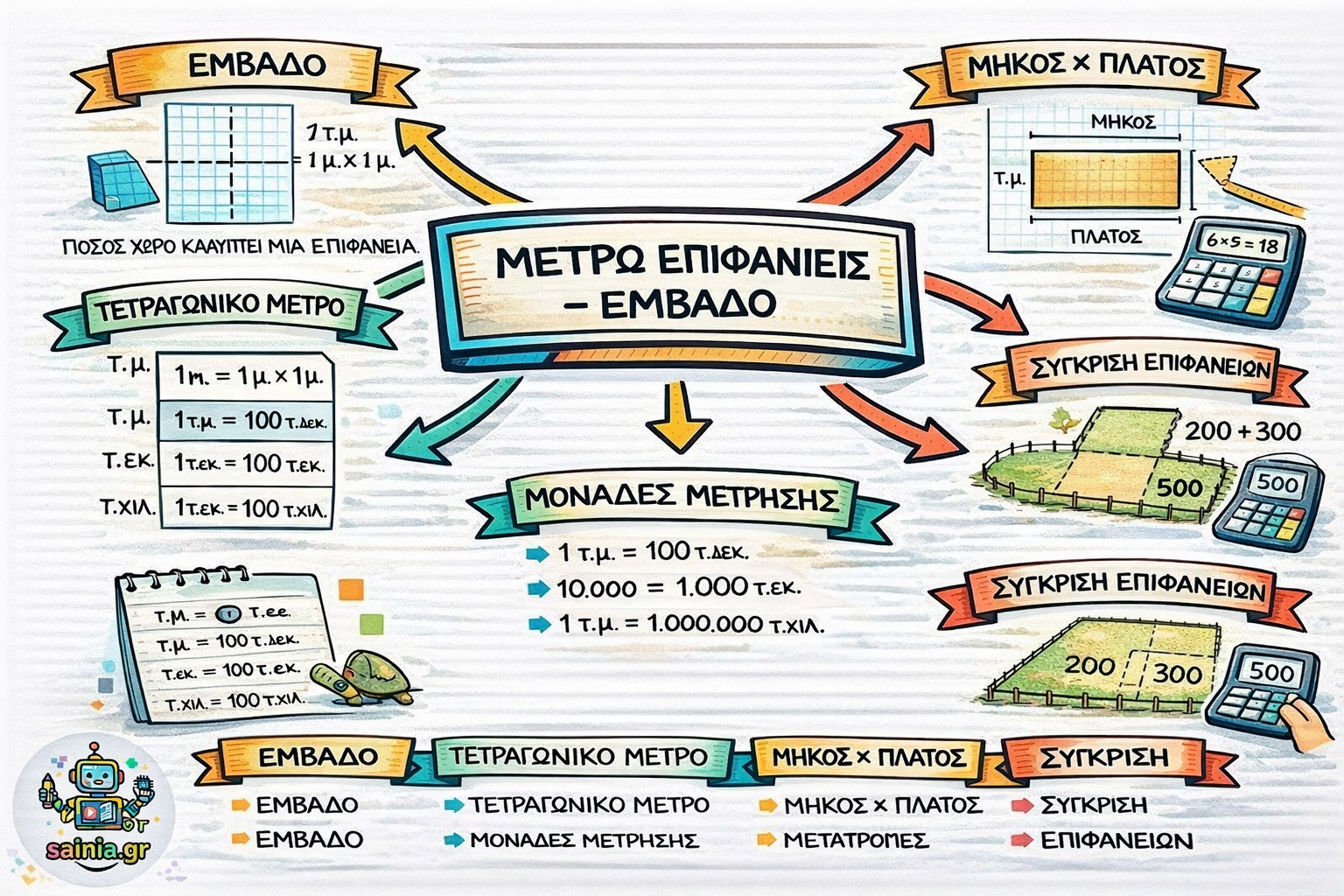06.61 Μετρώ επιφάνειες