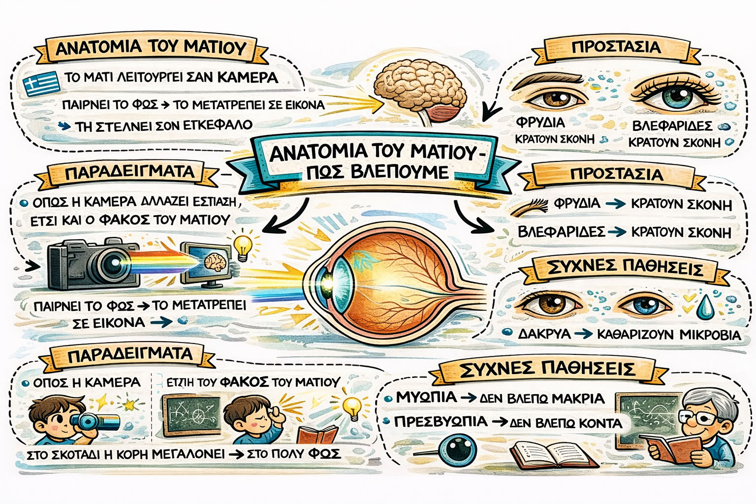 06.05 Ανατομία του ματιού   Πώς βλέπουμε