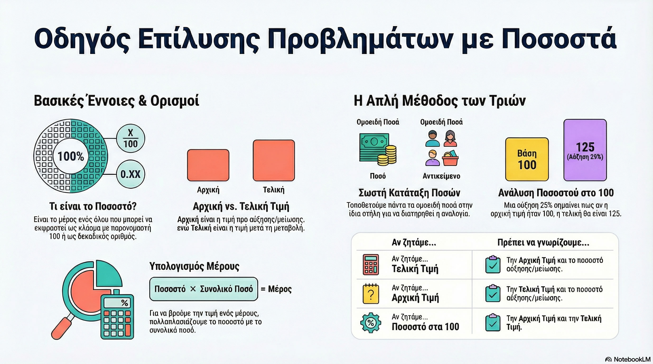 03.44 Πώς λύνω προβλήματα ποσοστών