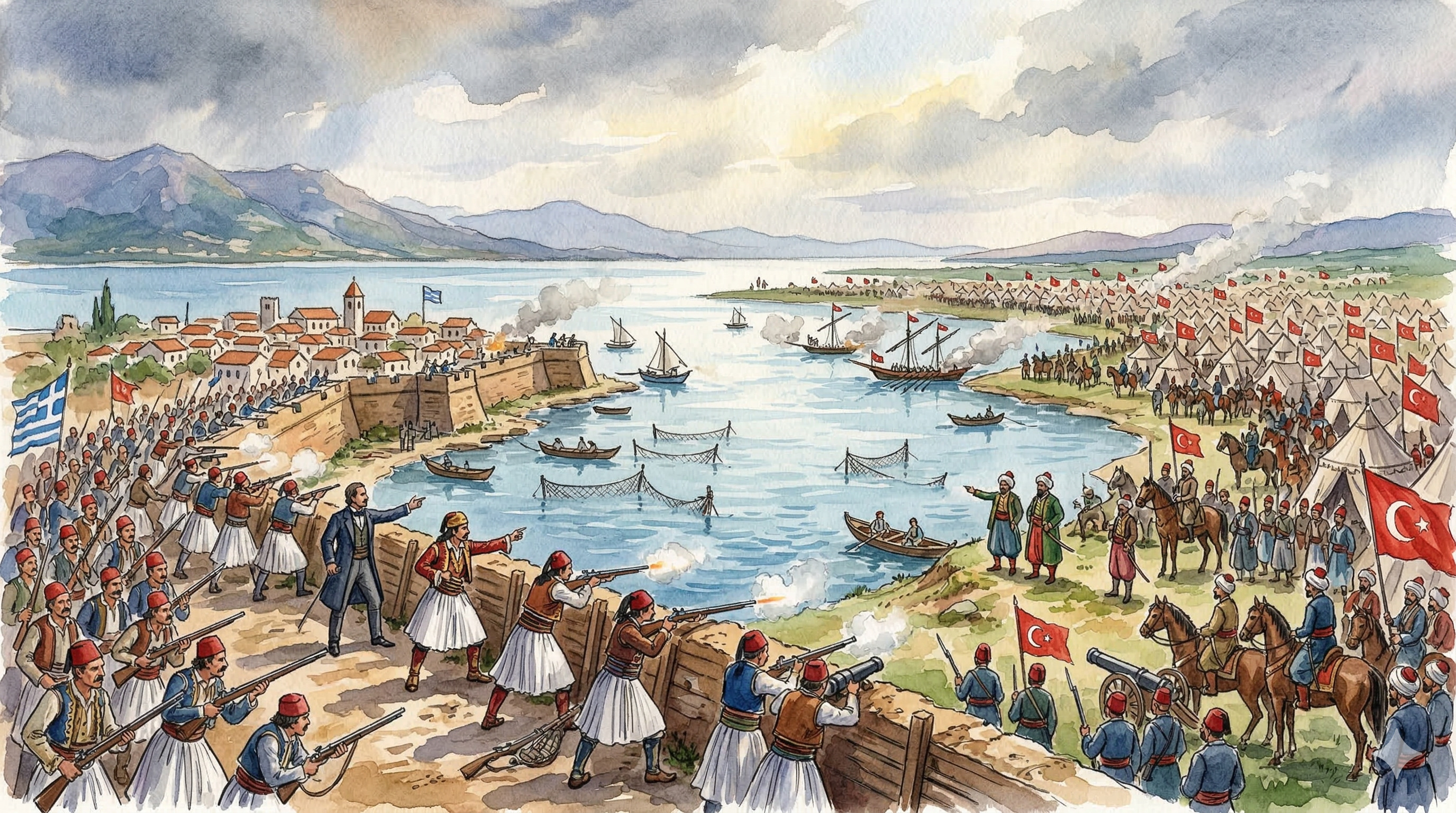 2. Η Πρώτη Πολιορκία του Μεσολογγίου (1)