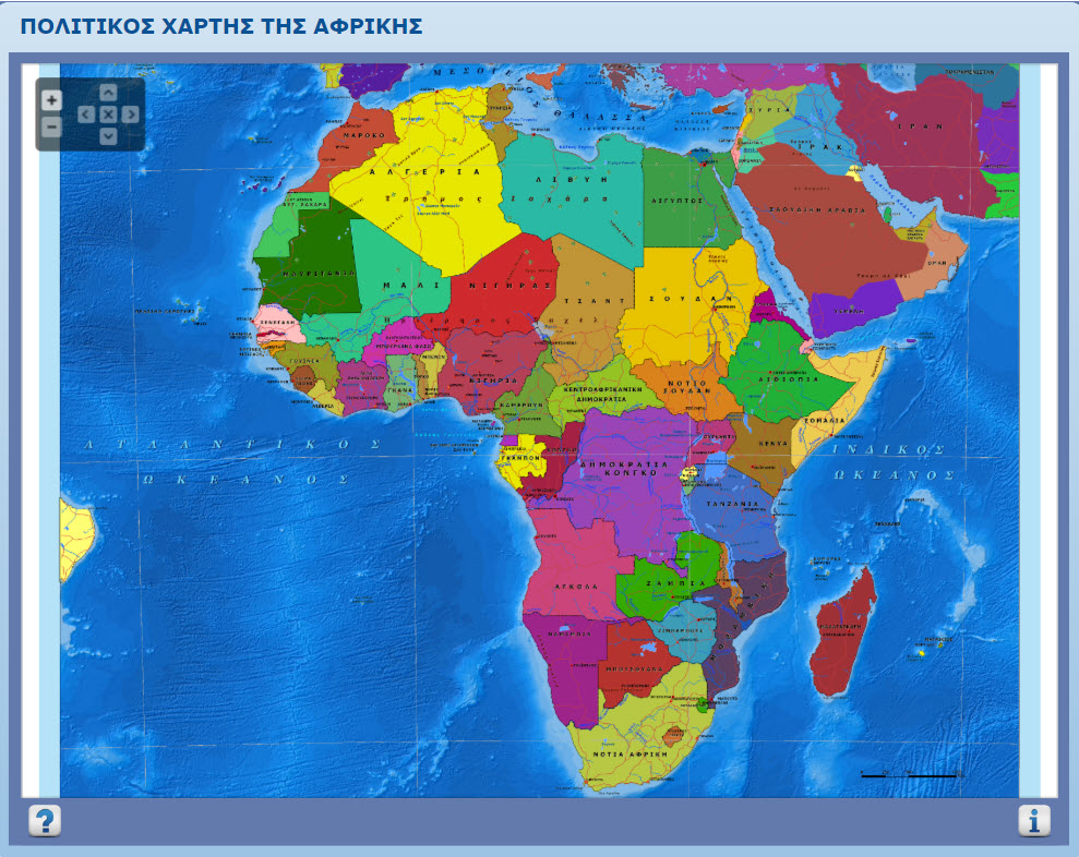 politikos xartis afrikis