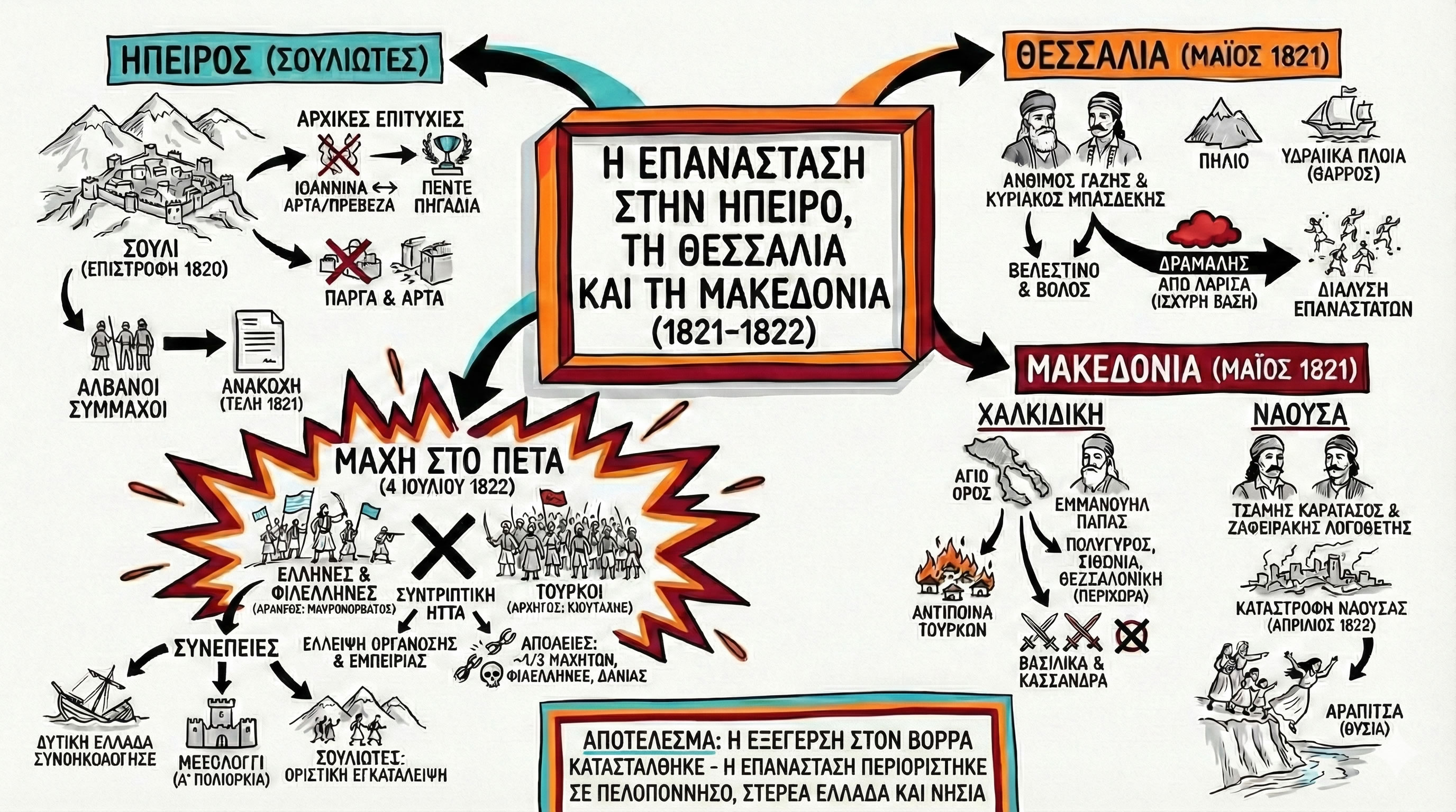 03.06 Η Επανάσταση στην Ήπειρο, τη Θεσσαλία και τη Μακεδονία