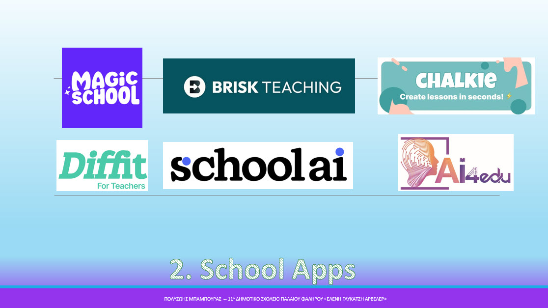 2. School Apps new