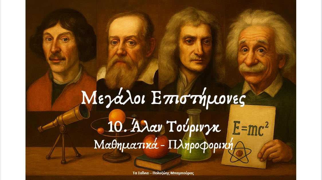 Μεγάλοι Επιστήμονες   10. Άλαν Τούρινγκ